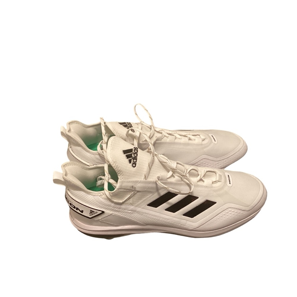 adidas Icon 7 Boost Baseball Cleats – Men’s Size 16 – White / Core Black
